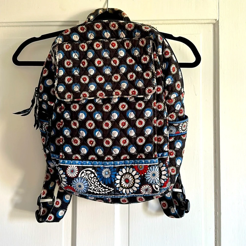 Vera Bradley large backpack in retired pattern night owl - Picture 1 of 7